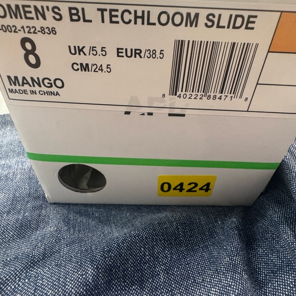 APL Bright Orange Knit Slide Sandals - Picture 6 of 6